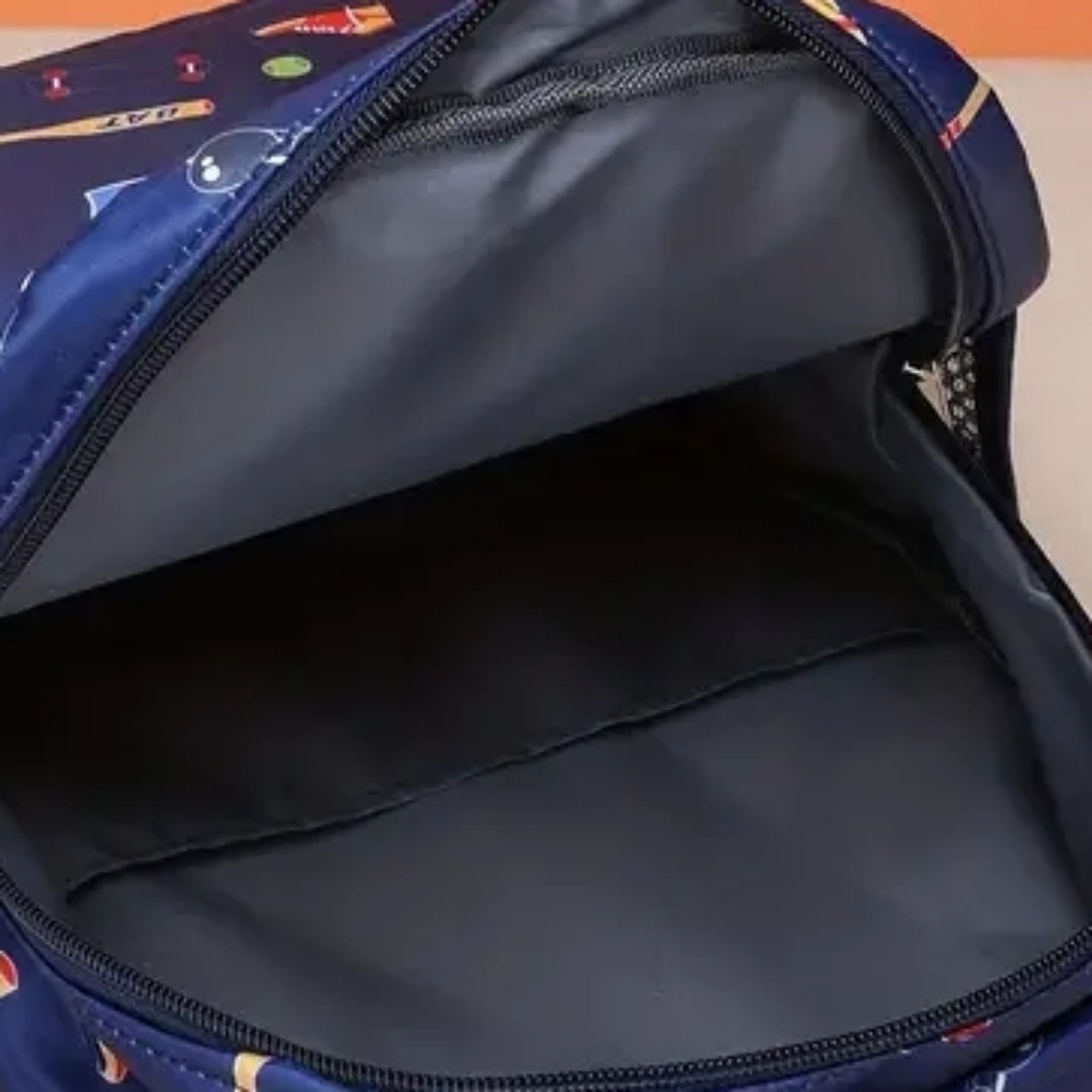 Children's Cute Cartoon Blue Shark Backpack, Fashion Bag. New NWT‎ 12x10 - Picture 3 of 8